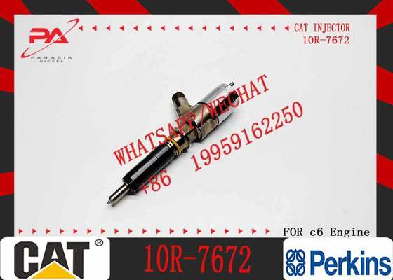 New Diesel Engine Injector 10R-7668 10R-7671 10R-7672 2645A718 10R-7673 10R-7676 for Caterpillar C4.4/C6.6 Common Rail (Steel)