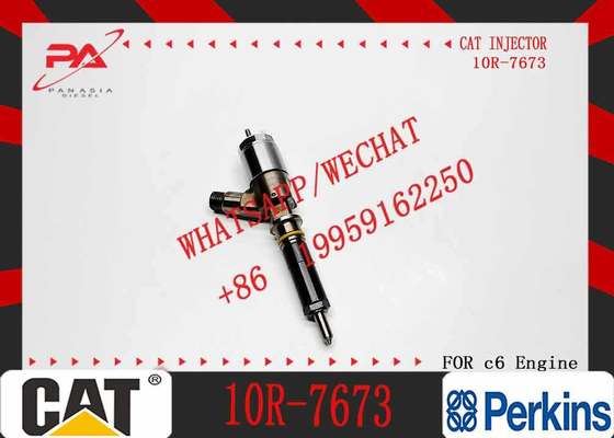 New Diesel Engine Injector 10R-7668 10R-7671 10R-7672 2645A718 10R-7673 10R-7676 for Caterpillar C4.4/C6.6 Common Rail (Steel)