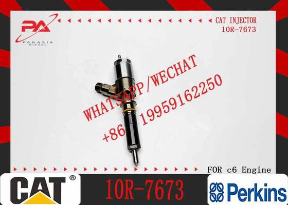 New Diesel Engine Injector 10R-7668 10R-7671 10R-7672 2645A718 10R-7673 10R-7676 for Caterpillar C4.4/C6.6 Common Rail (Steel)