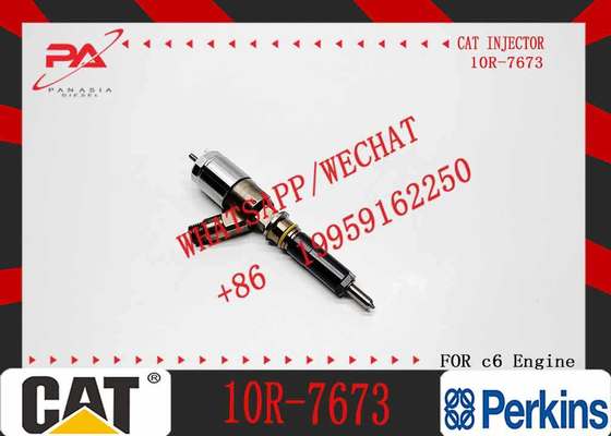 New Diesel Engine Injector 10R-7668 10R-7671 10R-7672 2645A718 10R-7673 10R-7676 for Caterpillar C4.4/C6.6 Common Rail (Steel)