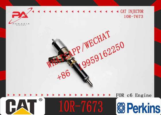 New Diesel Engine Injector 10R-7668 10R-7671 10R-7672 2645A718 10R-7673 10R-7676 for Caterpillar C4.4/C6.6 Common Rail (Steel)