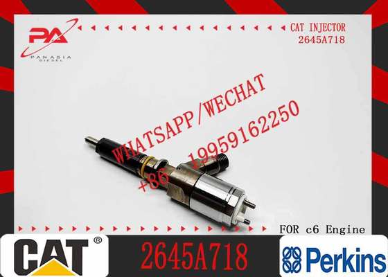 New Diesel Engine Injector 10R-7668 10R-7671 10R-7672 2645A718 10R-7673 10R-7676 for Caterpillar C4.4/C6.6 Common Rail (Steel)