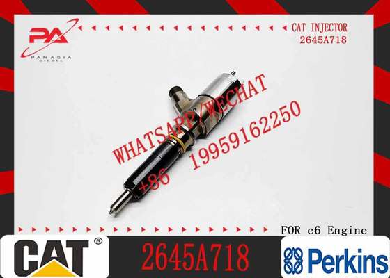 New Diesel Engine Injector 10R-7668 10R-7671 10R-7672 2645A718 10R-7673 10R-7676 for Caterpillar C4.4/C6.6 Common Rail (Steel)