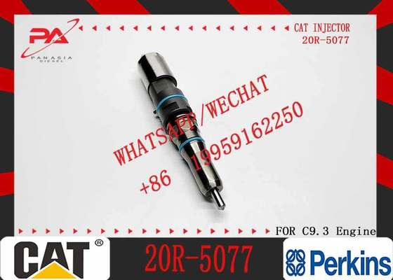 Excavator Diesel Fuel Injector C9.3 Engine Part 367-4293 20R-5077 for Caterpillar Engine-New Stainless Steel