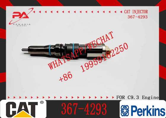 Excavator Diesel Fuel Injector C9.3 Engine Part 367-4293 20R-5077 for Caterpillar Engine-New Stainless Steel