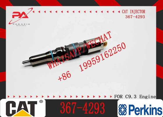 Excavator Diesel Fuel Injector C9.3 Engine Part 367-4293 20R-5077 for Caterpillar Engine-New Stainless Steel