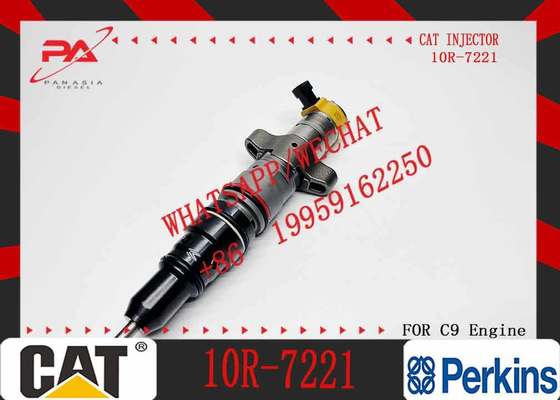 Excavator Diesel Common Rail Inyector 387-9434 10R-7221 C9 Fuel Injector for Caterpillar C9 Cat Engine