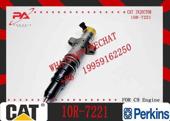 Excavator Diesel Common Rail Inyector 387-9434 10R-7221 C9 Fuel Injector for Caterpillar C9 Cat Engine