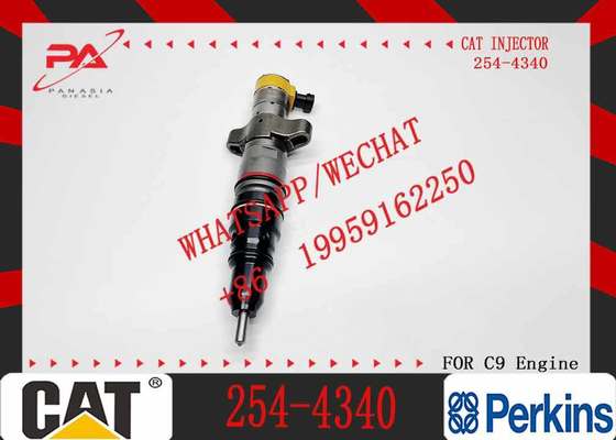 Excavator Parts Diesel New C9 Fuel Injector 254-4340 387-9434 266-4446 10R-7222 387-9432 254-4330 for Caterpillar C9 Engine