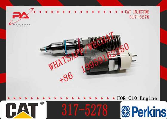 New Condition C12 Engine Diesel Fuel Injector 10R-1258/212-3465/212-3468/317-5278/187-6549 for Excavator Parts Model 317-5278