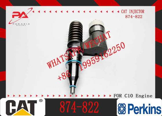 New Diesel Engine Injector 874-822 10R-0967 10R-1258 CH12082 10RO963 212-3463 for Caterpillar C10 Common Rail Steel