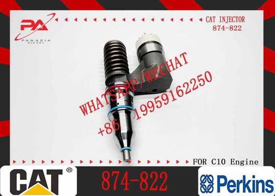 New Diesel Engine Injector 874-822 10R-0967 10R-1258 CH12082 10RO963 212-3463 for Caterpillar C10 Common Rail Steel