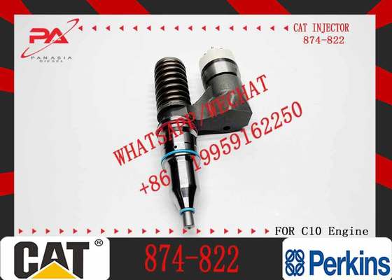 New Diesel Engine Injector 874-822 10R-0967 10R-1258 CH12082 10RO963 212-3463 for Caterpillar C10 Common Rail Steel