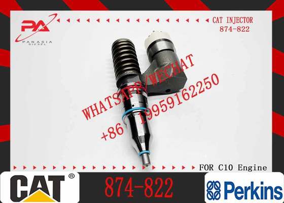 New Diesel Engine Injector 874-822 10R-0967 10R-1258 CH12082 10RO963 212-3463 for Caterpillar C10 Common Rail Steel