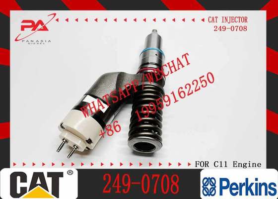 C11 Caterpillar Excavator Diesel Engine Parts New Fuel Injector 10R-1305 249-0708 10R-3147 253-1459
