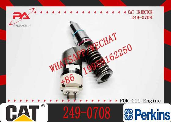 C11 Caterpillar Excavator Diesel Engine Parts New Fuel Injector 10R-1305 249-0708 10R-3147 253-1459