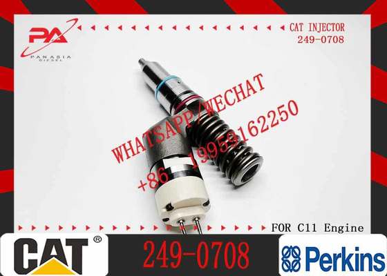 C11 Caterpillar Excavator Diesel Engine Parts New Fuel Injector 10R-1305 249-0708 10R-3147 253-1459