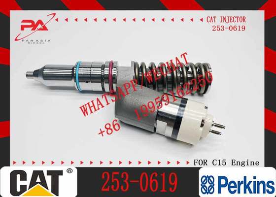 Excavator Parts 253-0619 Fuel Injector 2530619 10R-7232 10R7232 for CAT C15 C18 C32 3406E Series