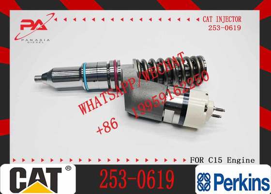 Excavator Parts 253-0619 Fuel Injector 2530619 10R-7232 10R7232 for CAT C15 C18 C32 3406E Series