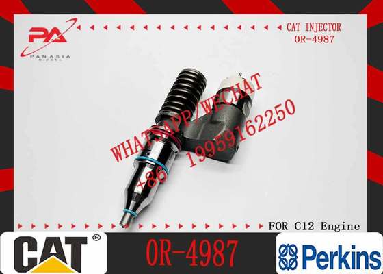 Excavator Parts Diesel C12 Engine Injector 208-9160 0R-9595 1OR-1814 OR-4987 161-1785 New Stainless Steel Injector for Excavator