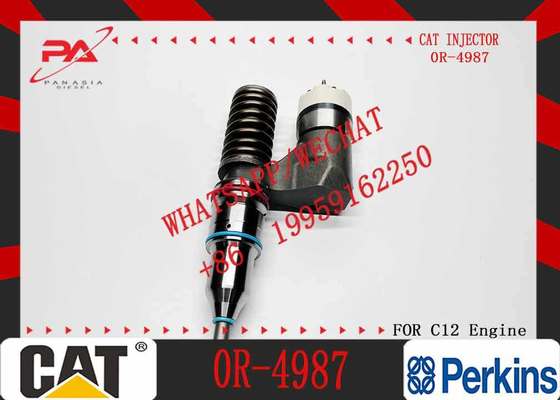 Excavator Parts Diesel C12 Engine Injector 208-9160 0R-9595 1OR-1814 OR-4987 161-1785 New Stainless Steel Injector for Excavator