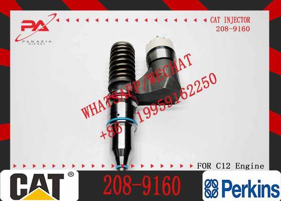 Excavator Parts Diesel C12 Engine Injector 208-9160 0R-9595 1OR-1814 OR-4987 161-1785 New Stainless Steel Injector for Excavator