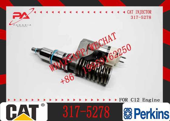 New Condition C12 Engine Diesel Fuel Injector 10R-1258/212-3465/212-3468/317-5278/187-6549 for Excavator Parts Model 317-5278