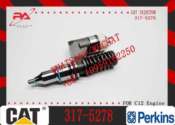 New Condition C12 Engine Diesel Fuel Injector 10R-1258/212-3465/212-3468/317-5278/187-6549 for Excavator Parts Model 317-5278