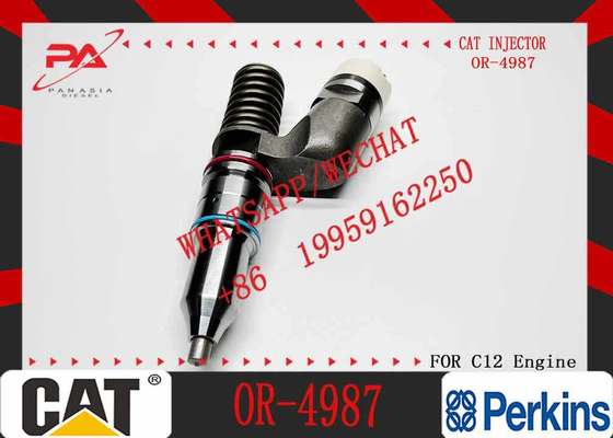 Excavator Parts Diesel C12 Engine Injector 208-9160 0R-9595 1OR-1814 OR-4987 161-1785 New Stainless Steel Injector for Excavator