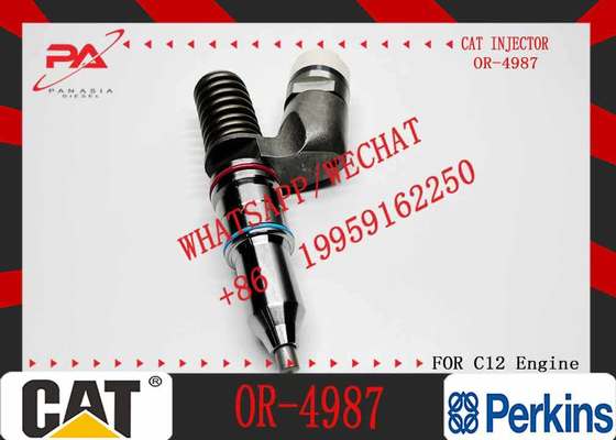 Excavator Parts Diesel C12 Engine Injector 208-9160 0R-9595 1OR-1814 OR-4987 161-1785 New Stainless Steel Injector for Excavator