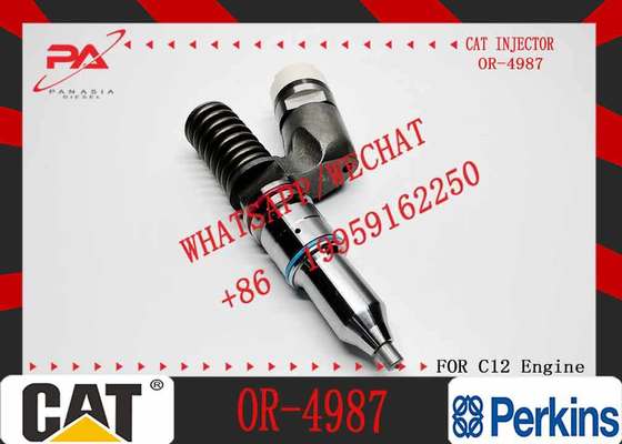 Excavator Parts Diesel C12 Engine Injector 208-9160 0R-9595 1OR-1814 OR-4987 161-1785 New Stainless Steel Injector for Excavator