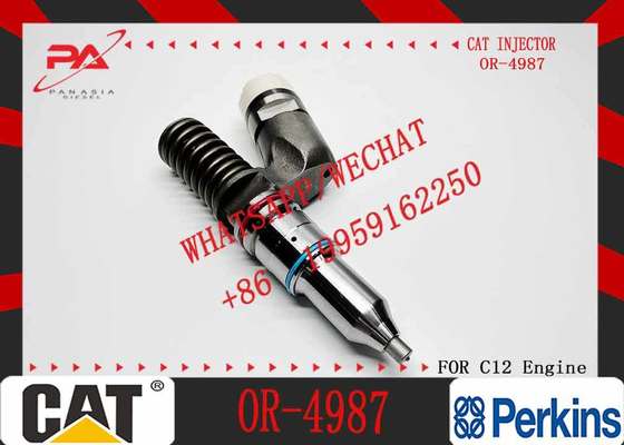 Excavator Parts Diesel C12 Engine Injector 208-9160 0R-9595 1OR-1814 OR-4987 161-1785 New Stainless Steel Injector for Excavator