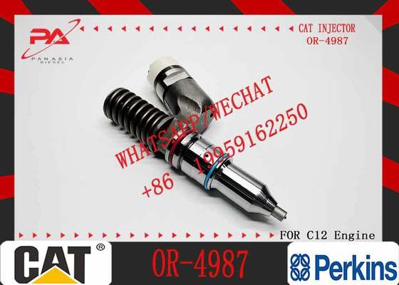 Excavator Parts Diesel C12 Engine Injector 208-9160 0R-9595 1OR-1814 OR-4987 161-1785 New Stainless Steel Injector for Excavator