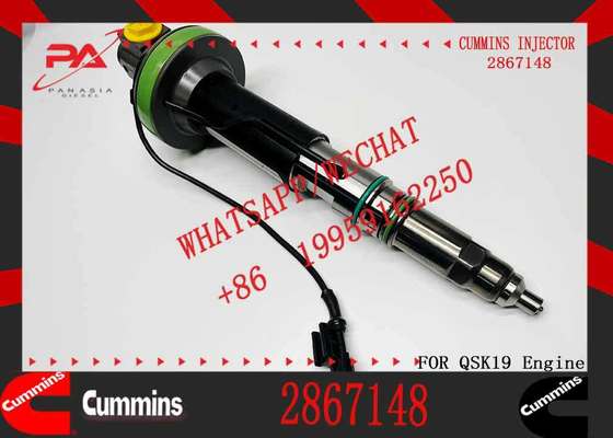 New Construction Machinery Fuel Injector for QSK19 Diesel 2867148 Y431K05248 Y431K05558 4964170 for CUMMINS Diesel Engine