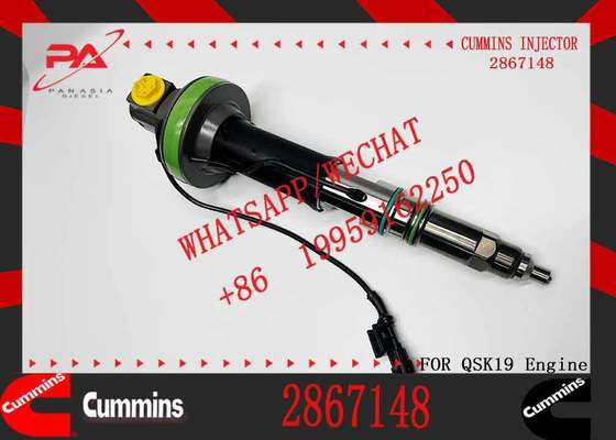 New Construction Machinery Fuel Injector for QSK19 Diesel 2867148 Y431K05248 Y431K05558 4964170 for CUMMINS Diesel Engine