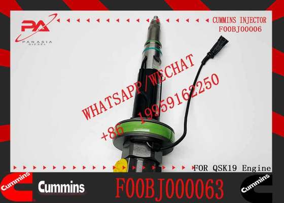 New Construction Machinery Fuel Injector for QSK19 Diesel F00BJ00006 FOOBJ00007 0986435903 Compatible for CUMMINS Diesel Engine
