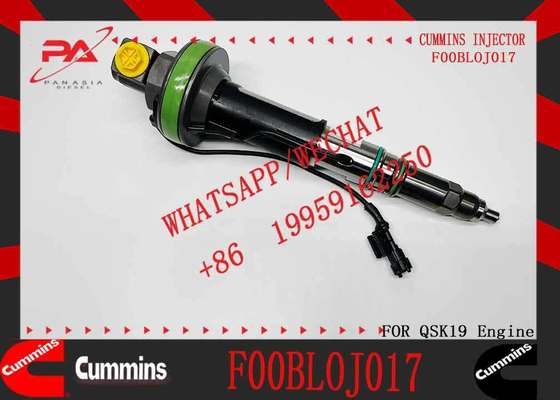 New Construction Machinery Fuel Injector for QSK19 Diesel F00BLOJ014 F00BLOJ013 F00BLOJ017 0986435912 Compatible for CUMMINS Diesel Engine