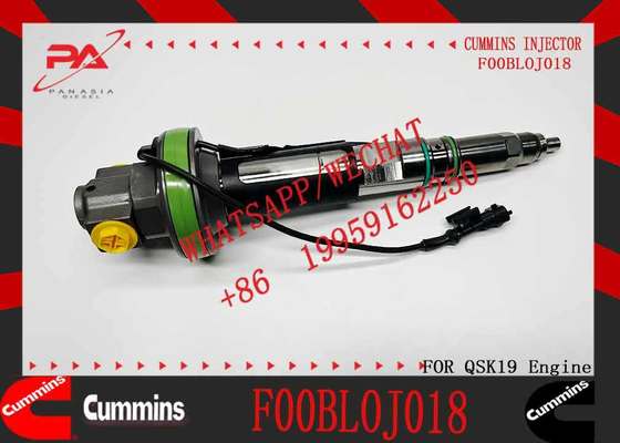 New Construction Machinery Fuel Injector for QSK19 Diesel F00BLOJ018 F00BLOJ014 F00BLOJ013 F00BLOJ017 0986435912 Compatible for CUMMINS Diesel Engine