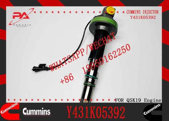 New Construction Machinery Fuel Injector for QSK19 Diesel Compatible Y431K05392 0986435615 0986435904 for CUMMINS Diesel Engine