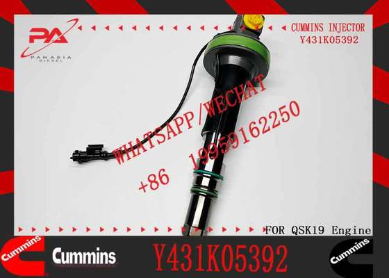 New Construction Machinery Fuel Injector for QSK19 Diesel Compatible Y431K05392 0986435615 0986435904 for CUMMINS Diesel Engine