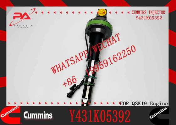 New Construction Machinery Fuel Injector for QSK19 Diesel Compatible Y431K05392 0986435615 0986435904 for CUMMINS Diesel Engine
