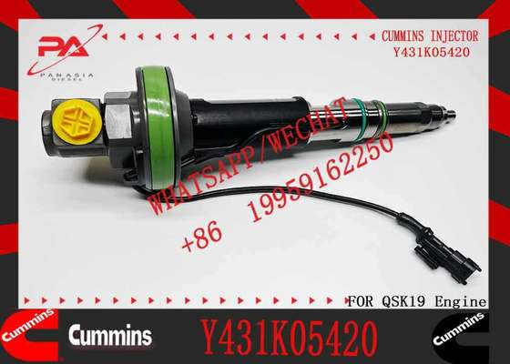 New Construction Machinery Fuel Injector for QSK19 Diesel Compatible Y431K05429 Y431KO5205 Y431K05420 for CUMMINS Diesel Engine