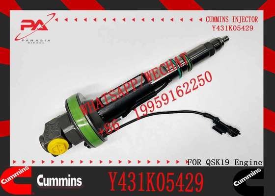 New Construction Machinery Fuel Injector for QSK19 Diesel Compatible Y431K05429 Y431KO5205 Y431K05420 for CUMMINS Diesel Engine