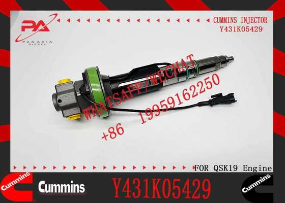 New Construction Machinery Fuel Injector for QSK19 Diesel Compatible Y431K05429 Y431KO5205 Y431K05420 for CUMMINS Diesel Engine