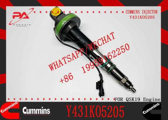 New Construction Machinery Fuel Injector for QSK19 Diesel Compatible Y431KO5199 Y431K05429 Y431KO5205 Y431K05420 for CUMMINS Diesel Engine