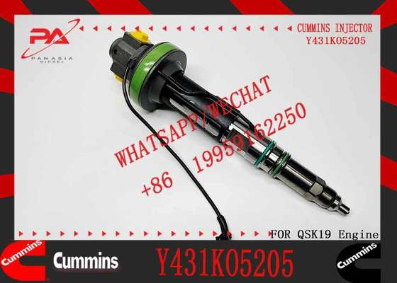 New Construction Machinery Fuel Injector for QSK19 Diesel Compatible Y431KO5199 Y431K05429 Y431KO5205 Y431K05420 for CUMMINS Diesel Engine