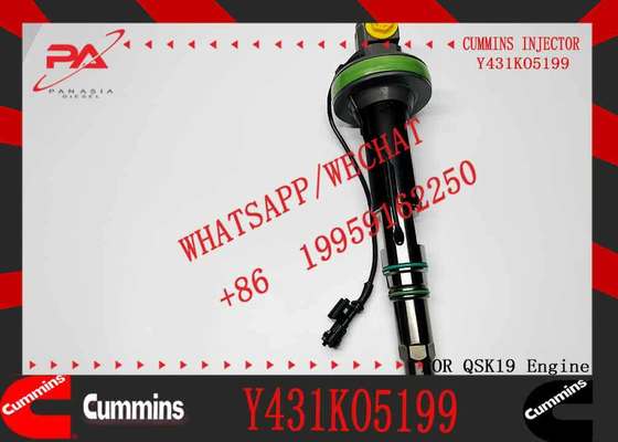 Construction Machinery PartsFuel Injector for QSK19 Diesel Y431KO5205 Y431K05420 Y431KO5417Y431KO5199 for CUMMINS Diesel Engine