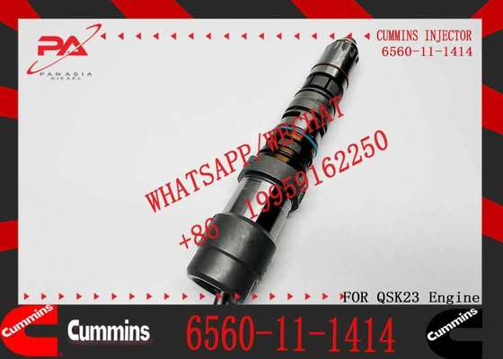 6560-11-1414 6560-11-1114 6560-11-1113 Diesel Fuel Injector for Komatsu Engine 6D170 QSK23 QSK60 QSK19 Excavator PC1250-7