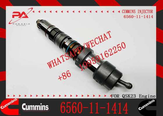6560-11-1414 6560-11-1114 6560-11-1113 Diesel Fuel Injector for Komatsu Engine 6D170 QSK23 QSK60 QSK19 Excavator PC1250-7