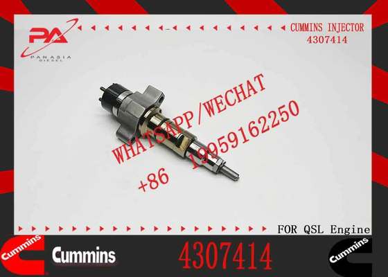 High Quality Diesel Engine Injector 4327072 4307414 Fuel Injector Model 430-7414 for QSL Excavator QSL9.3 ISCE Engine 6L